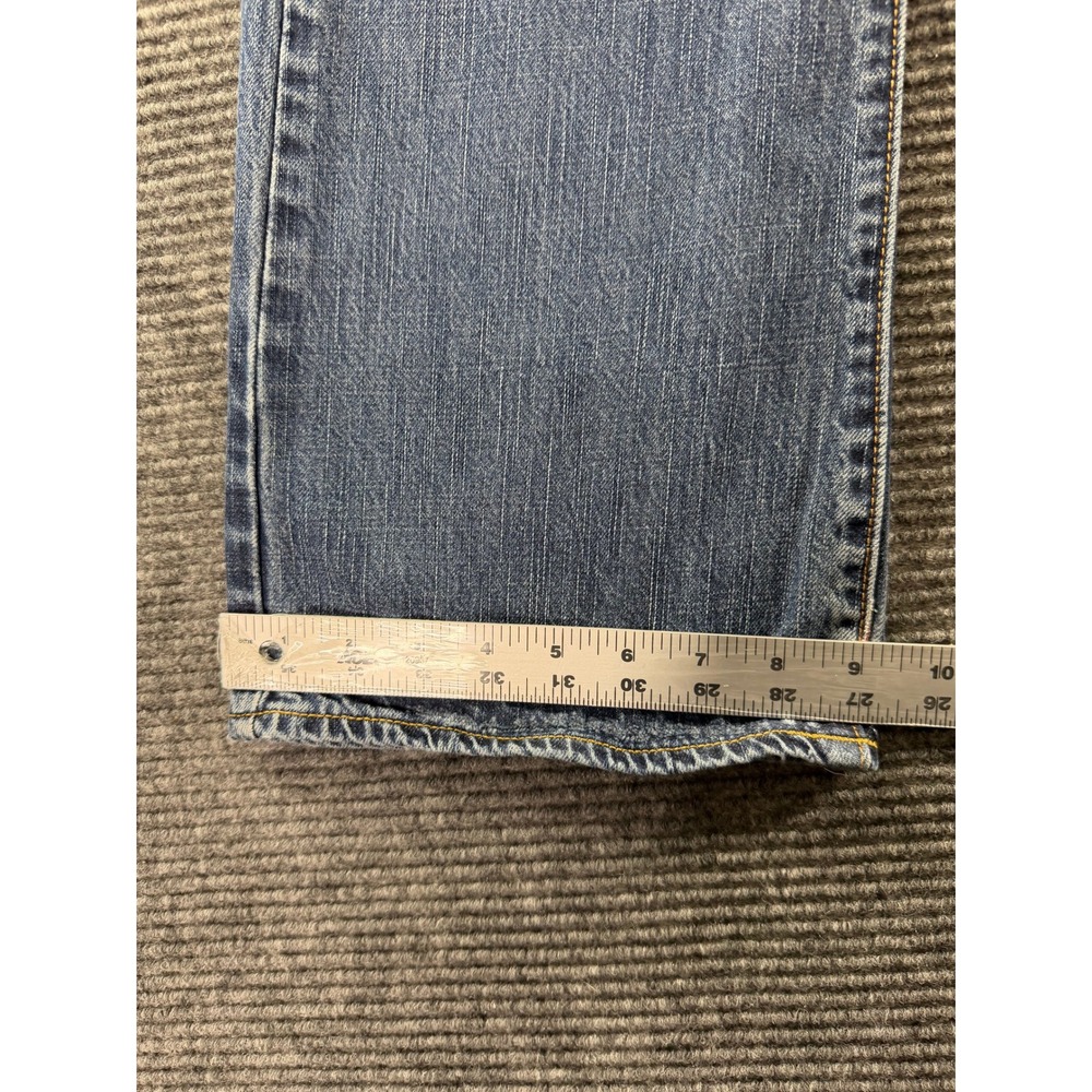 Old Navy Bootcut Jeans Womens 33x32 Medium Wash Denim 100% Cotton Blue - Picture 5 of 14
